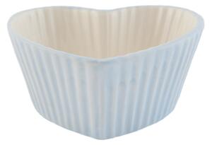 Miska SRDCE 459LBL modrá keramika