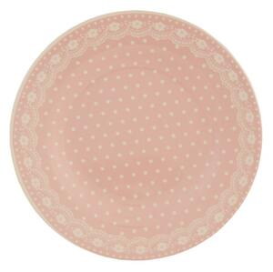BODKY tanier 26 P keramika ružová