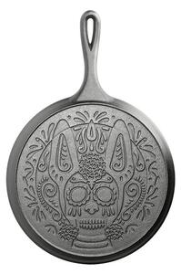 Liatinová panvica na palacinky Lodge 26 cm - Xolo Sugar Skull