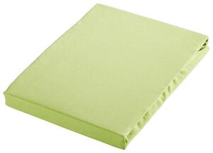 NAPÍNACIA PLACHTA NA BOXSPRIN, džersej, zelená, 90-100/190-220 cm Novel - Obliečky & plachty