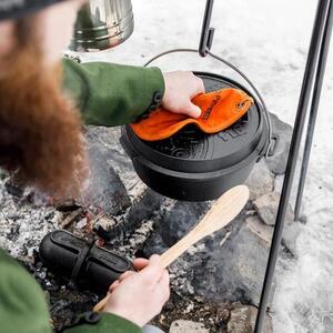 Petromax liatinový kotlík Dutch Oven bez nožičiek - 25 cm, 7,5 l s príslušenstvom