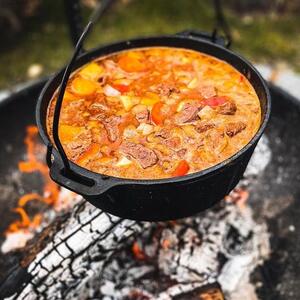 Petromax liatinový kotlík Dutch Oven bez nožičiek - 25 cm, 7,5 l s príslušenstvom
