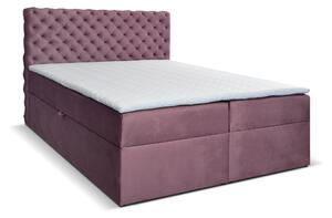 Kontinentálna posteľ 140 cm Orimis (ružová). Vlastná spoľahlivá doprava až k Vám domov. 1033229
