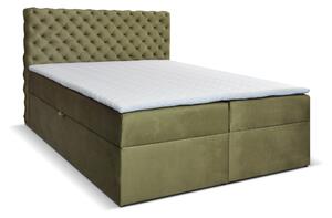 Kontinentálna posteľ 120 cm Orimis (zelená). Vlastná spoľahlivá doprava až k Vám domov. 1033243