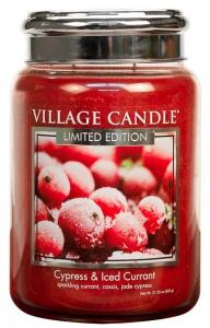 VILLAGE CANDLE - Cypress & Iced Currant - 145-170 METAL