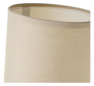 Béžová keramická stolová lampa s textilným tienidlom (výška 24,5 cm) – Casa Selección