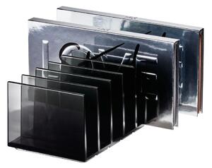 Matne čierny kúpeľňový organizér na kozmetiku z recyklovaného plastu Palette Station - iDesign