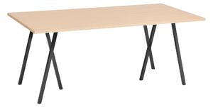HAY Stôl Loop Stand, Oak / Black, 180 x 88 cm