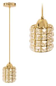 Toolight - Stropné svietidlo Crystal Gold APP724-1CP, zlatá, OSW-06874