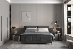 Spálne/Skrine/Postele BOXSPRING POSTEL WAVE NEW 140X200 AKCE ELEKTRICKÉ POLOHOVÁNÍ TOPPER, Boxspring postel Wave NEW 140x200 AKCE