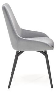 Jedálenská stolička SCK-479 sivá/čierna