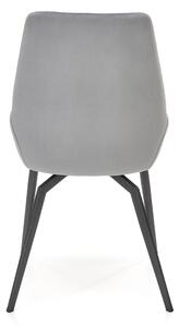 Jedálenská stolička SCK-479 sivá/čierna