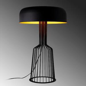 Dizajnová stolová lampa Felicity 36 cm čierna