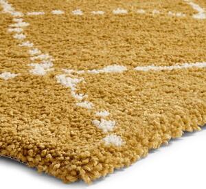 Horčicovožltý koberec Think Rugs Royal Nomadic, 120 × 170 cm