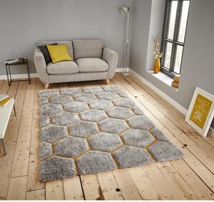 Sivý koberec Think Rugs Noble House, 120 × 170 cm