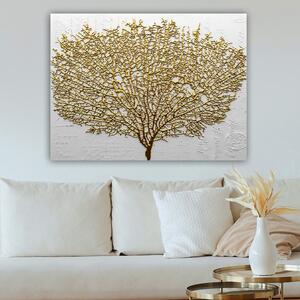 (3705) GOLDEN TREE nástenná maľba na plátne