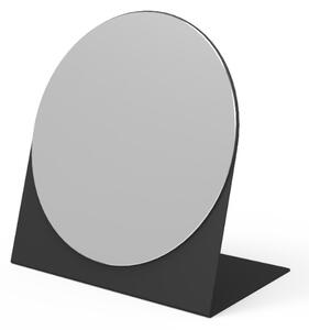 Kozmetické zrkadlo s kovovým rámom Madrid čierne S