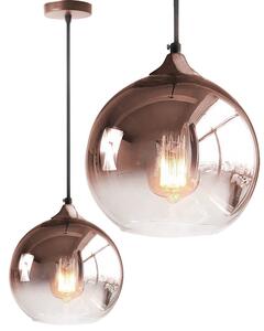Toolight - Závesné svietidlo E27 60W APP313-1CP, ružová-zlatá, OSW-00345