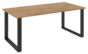 MEBLINE Jedálenský stôl IMPERIAL 185x90 dub lancelot