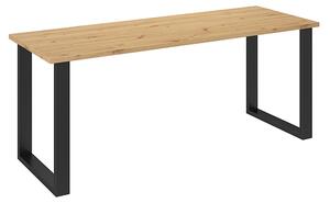 MEBLINE Jedálenský stôl IMPERIAL 185x67 dub artisan