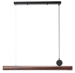 Toolight - LED stropná lampa APP969-1CP, hnedá-čierna mriežka, OSW-07002