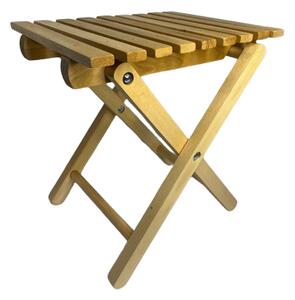 Skladacia drevená stolička
