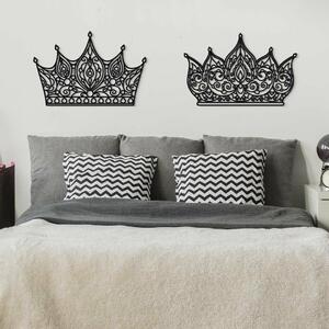 DUBLEZ | Ozdobné koruny - Obraz nad posteľ - Kráľovná a Kráľ