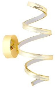 Toolight Toolight, LED nástenné svietidlo, 4000K, 18W, APP827-W, zlatá lesklá, OSW-09179