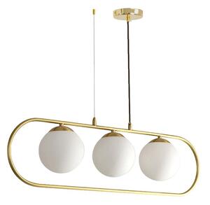 Toolight - Moderná stropná lampa 3xE27 60W APP915-3CP, zlatá, OSW-03205