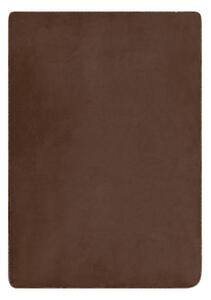 James & Nicholson Teplá prikrývka s kožušinkou 130x180 cm JN955 - Vínová / natural | 130 x 180 cm