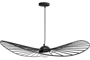 Toolight - LED závesné lamelové svietidlo 60cm APP210-3CPR, čierna, OSW-08475