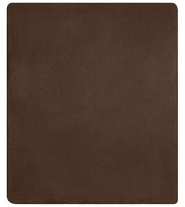 James & Nicholson Fleece deka 150x170 cm JN952 - Hnedá / smotanová | 150 x 170 cm