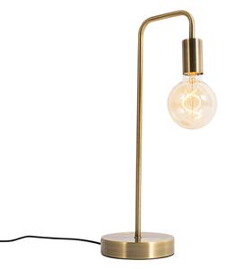 Moderná stolová lampa bronzová - Facil