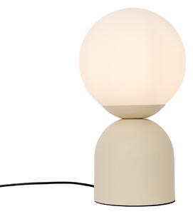 Hotelová elegantná stolná lampa béžová s opálovým sklom - Pallon Trend