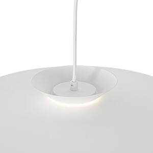 Dizajnové závesné svietidlo biele vrátane LED 3-stupňovo stmievateľné - Pauline
