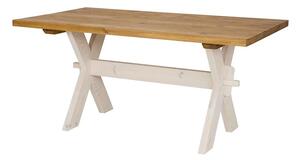 Massive home | Dřevěný stůl z masivu Corona Stell - výběr moření MHMES160S 200 x 100 cm