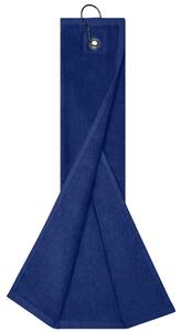 Myrtle Beach Golfový uterák MB432 - Tmavá kráľovská modrá | 30 x 50 cm