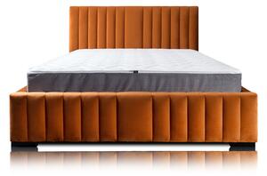 Čalúnená posteľ 140x200 cm Veggie II (medená). Vlastná spoľahlivá doprava až k Vám domov. 1041785