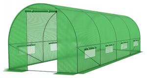 Záhradný fóliovník - 2,5x4x2 m (zelený)