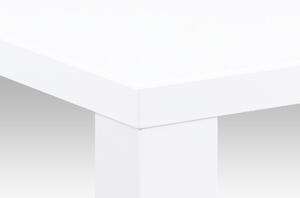 Konferenčný stolík, 80x80x50cm, vysoký lesk biely