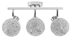 Toolight - Stropná kovová lampa GLAMOUR 3xE27 60W APP672-3C, chrómová, OSW-05642