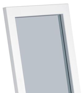Zrkadlo stojace, v. 150 cm, konštrukcia z mdf, biela matná farba