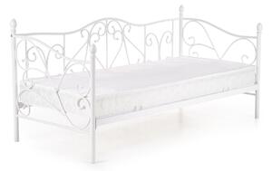 MEBLINE Kovová posteľ SUMATRA 90x200 biela