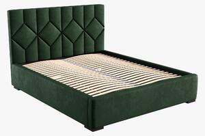 Čalúnená posteľ 180x200 cm Veggie (zelená). Vlastná spoľahlivá doprava až k Vám domov. 1041836