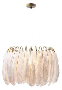 Toolight - Závesné svietidlo Glamour 1xE27 392180, biela-zlatá, OSW-07862