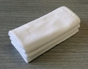 Dobrý Textil Malý hotelový uterák 30x50 - Biela | 30 x 50 cm