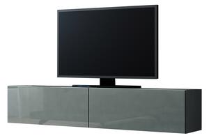 MEBLINE TV stolík VIGO GREY C VG4 140 šedý lesk