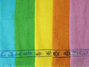 Dobrý Textil Detský uterák s motívom 30x50 - Ružová | 30 x 50 cm