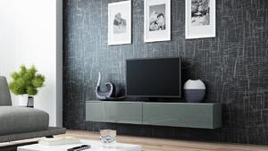 MEBLINE TV stolík VIGO GREY C VG1 180 šedý lesk