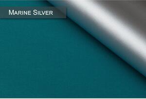Termoizolačná roleta v bielej kazete, farba látky Marine Silver Šířka (cm): 55, Dĺžka (cm): 150, Strana mechanizmu: Práva